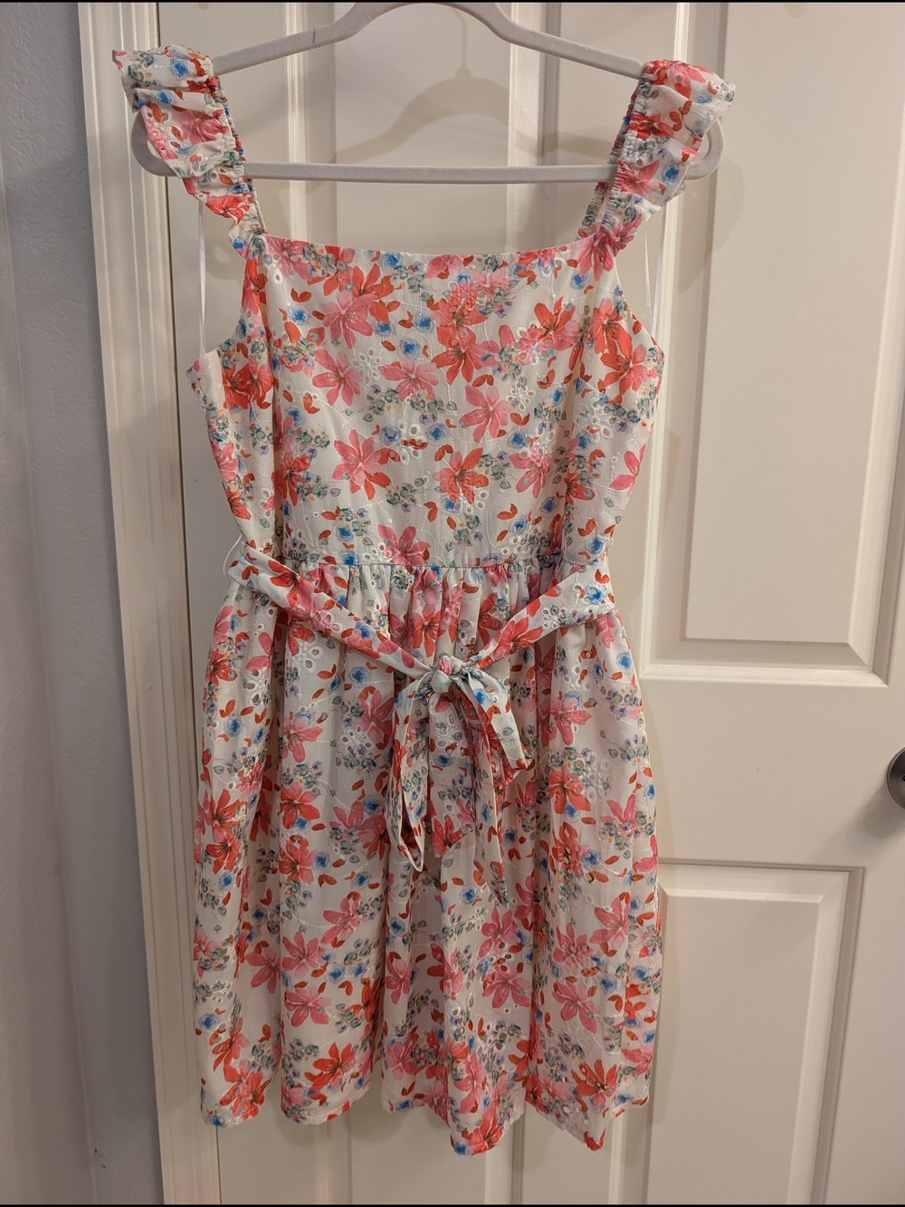 Altar'd State Pink and Coral Floral Dress